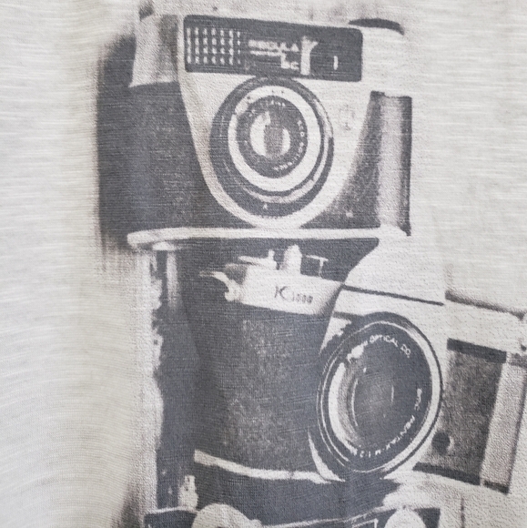 ORGANICATION T-Shirt Antique camera printing 100%  ORGANIC COTTON, Size L - Picture 4 of 11